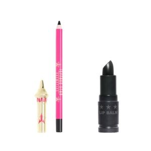 𝐒𝐎𝐋𝐃 Jeffree Star Black Lip Liner Lip Balm Set